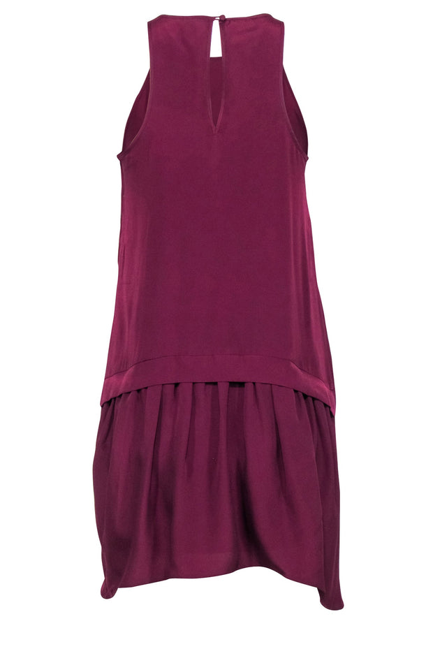 Current Boutique-Likely - Plum Purple Sleeveless Drop Waist Dress Sz S