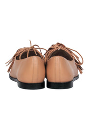 Current Boutique-Loeffler Randall - Tan Leather Tassel Front Loafer Sz 6