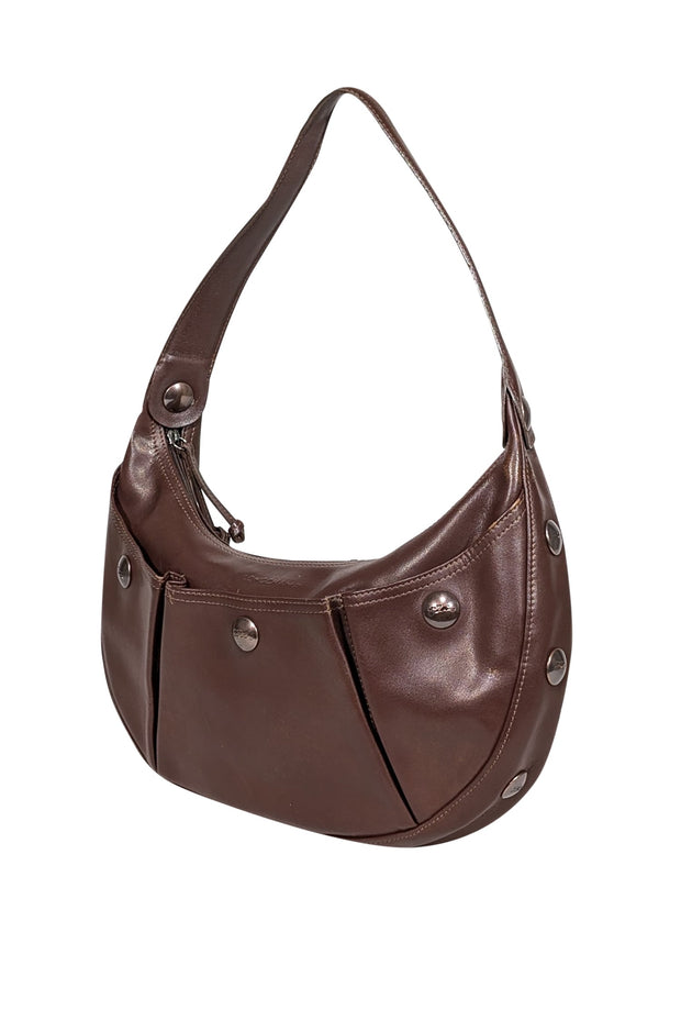 Current Boutique-Longchamp - Brown Leather Shoulder Bag