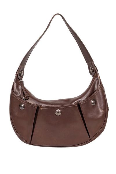 Current Boutique-Longchamp - Brown Leather Shoulder Bag