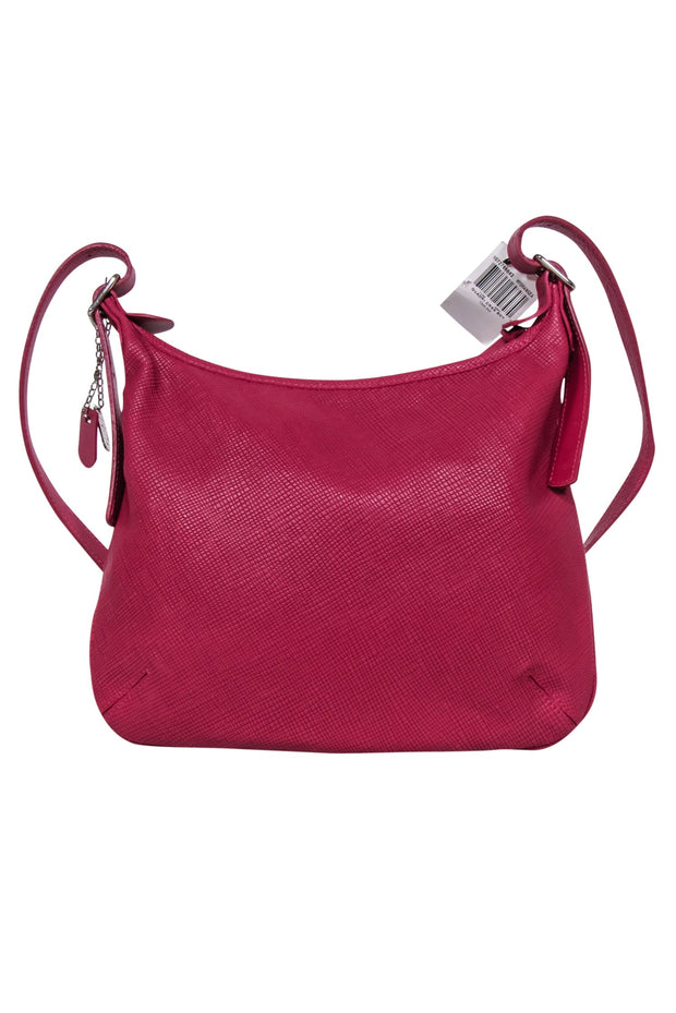 Current Boutique-Longchamp - Fuchsia Pink Textured Crossbody Bag