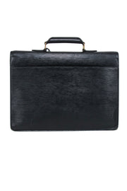 Current Boutique-Louis Vuitton - Black Epi Seviette Briefcase Handbag