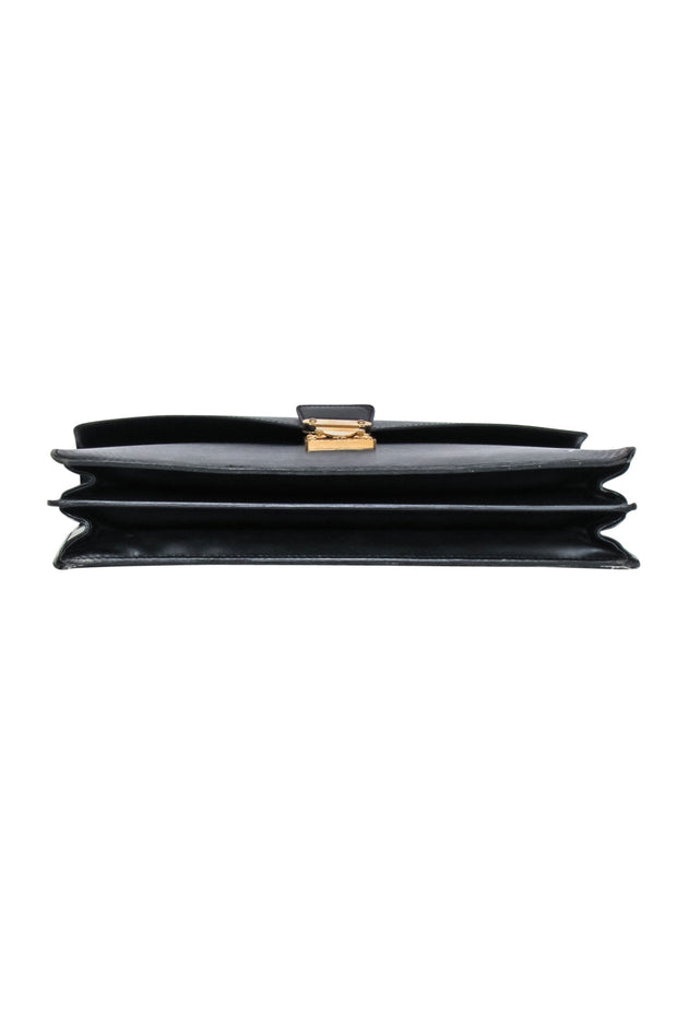 Current Boutique-Louis Vuitton - Black Epi Seviette Briefcase Handbag