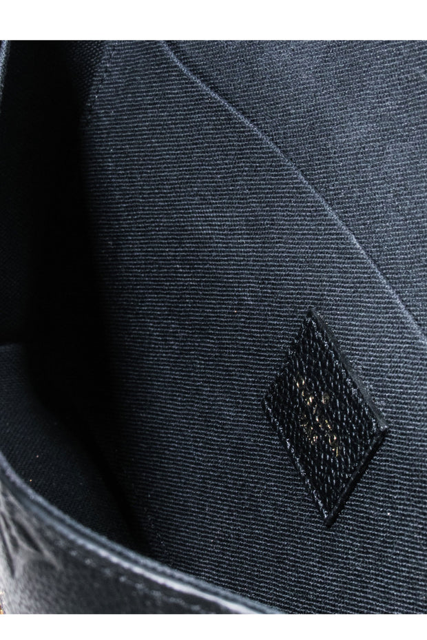 Current Boutique-Louis Vuitton - Black Monogram Empreinte Leather "Félicie Pochette" Crossbody Bag