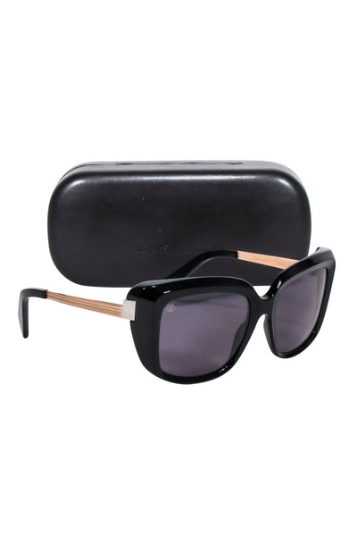 Current Boutique-Louis Vuitton - Black Square Oversized Sunglasses