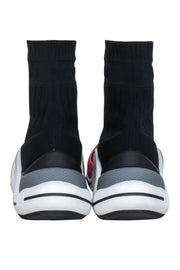Current Boutique-Louis Vuitton - Black, White & Red Archlight Sock Trainers Sz 11
