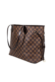 Current Boutique-Louis Vuitton - Brown Damier Ebene Neverfull MM Tote Bag