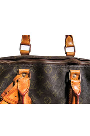 Current Boutique-Louis Vuitton -Brown Monogram Bandoulière Keepall 50 w/ Luggage Tag