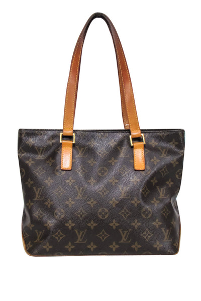 Current Boutique-Louis Vuitton - Brown Monogram Cabas Piano Shoulder Bag