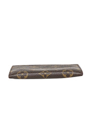 Current Boutique-Louis Vuitton - Brown Monogram French Kisslock Wallet