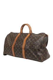 Current Boutique-Louis Vuitton - Brown Monogram Keepall 50