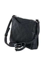Current Boutique-Louis Vuitton - Empreinte Pallas Black Leather Crossbody