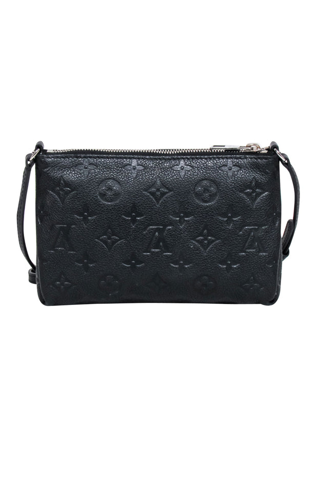 Current Boutique-Louis Vuitton - Empreinte Pallas Black Leather Crossbody
