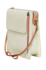 Current Boutique-Louis Vuitton - Ivory Vernis Mott Shoulder Bag