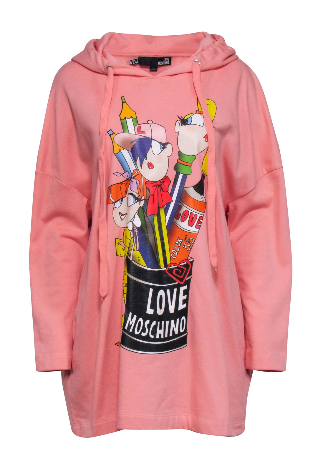 Love moschino pink sweatshirt deals