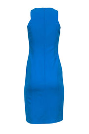 Current Boutique-Lucian Matis - Teal Blue Sleeveless Front Slit Dress Sz 4