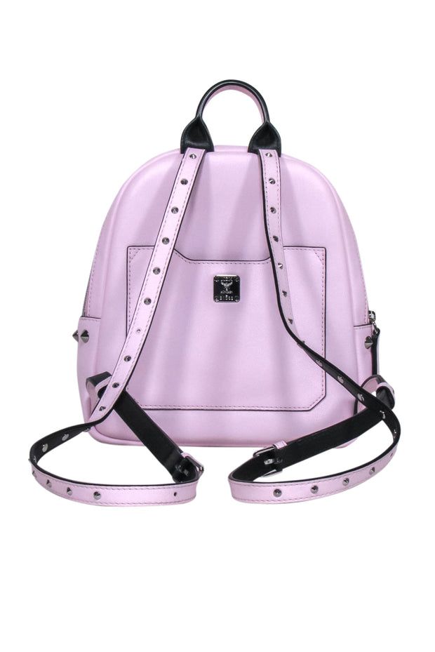 Current Boutique-MCM - Pink Leather Studded Mini Backpack