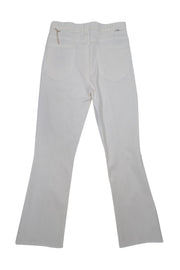 Current Boutique-MOTHER - White Ankle Fray Jeans Sz 10