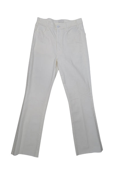 Current Boutique-MOTHER - White Ankle Fray Jeans Sz 10