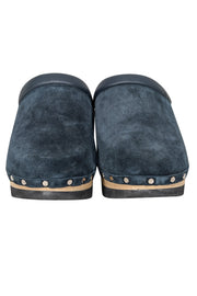 Current Boutique-M. Gemi - Navy Suede Clogs Sz 10