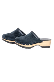 Current Boutique-M. Gemi - Navy Suede Clogs Sz 10