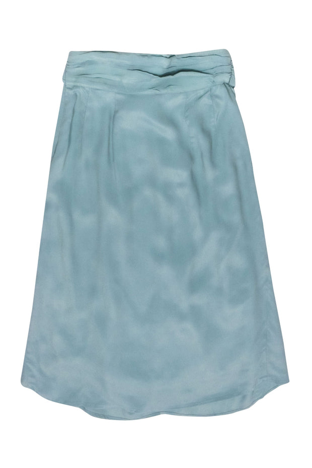 Current Boutique-Magali Pascal - Mint Green Knot Front Skirt Sz S