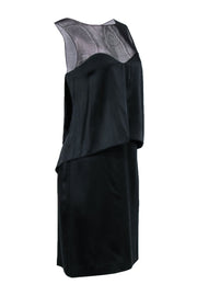 Current Boutique-Maison Martin Margiela - Black Silk Blend Sleeveless Strappy Back Dress Sz 6