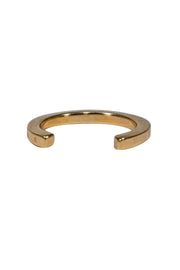 Current Boutique-Maison Martin Margiela - Gold Colored Brass Ring Sz 10