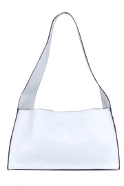 Current Boutique-Manu Atelier - White Calf Leather "Kesme" Shoulder Bag