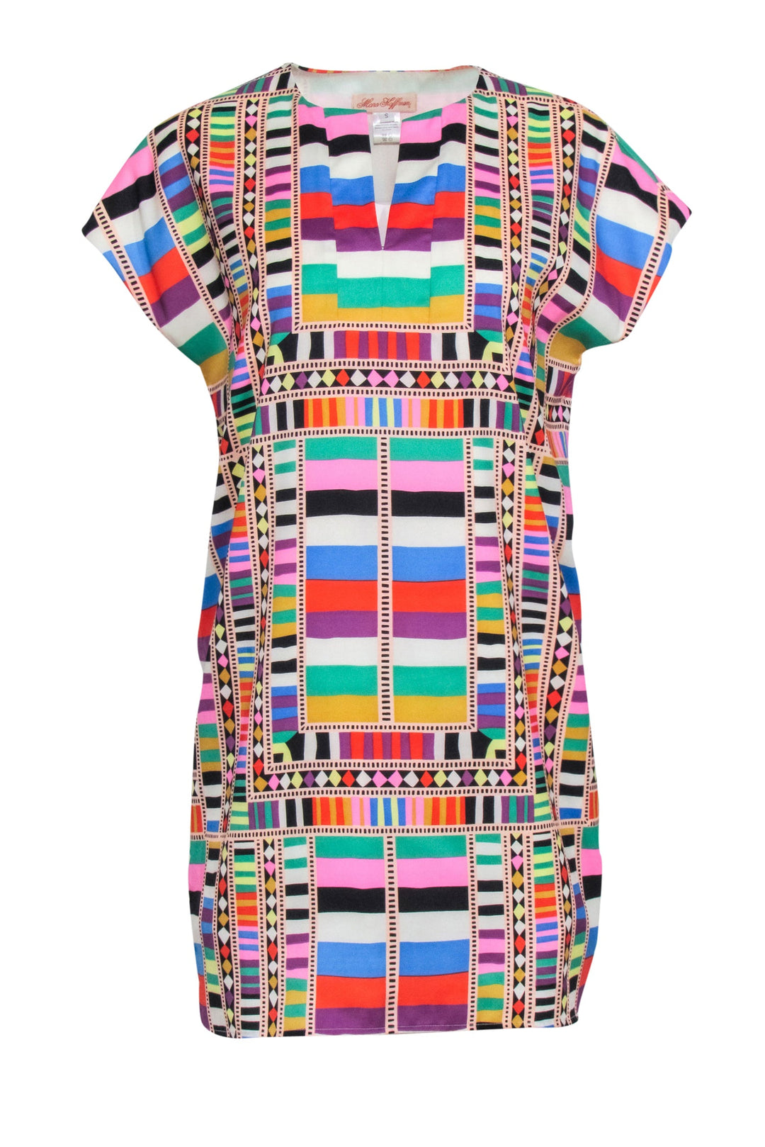 Mara Hoffman Geometric Dress Size Extra popular Small