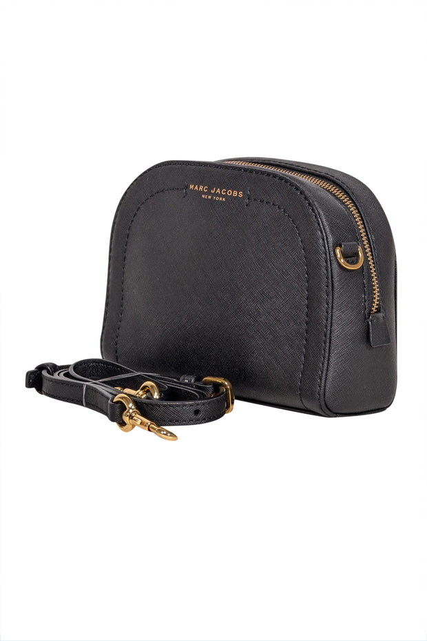 Current Boutique-Marc Jacobs - Black Saffiano Leather Crossbody Bag