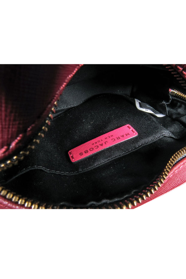 Current Boutique-Marc Jacobs - Hot Pink Saffiano Leather Crossbody Bag