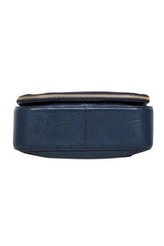 Current Boutique-Marc Jacobs - Navy Pebbled Leather Crossbody Bag