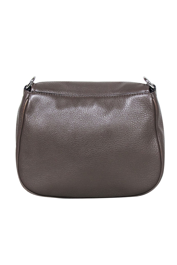 Current Boutique-Marc Jacobs - Taupe Pebbled Leather Crossbody Bag