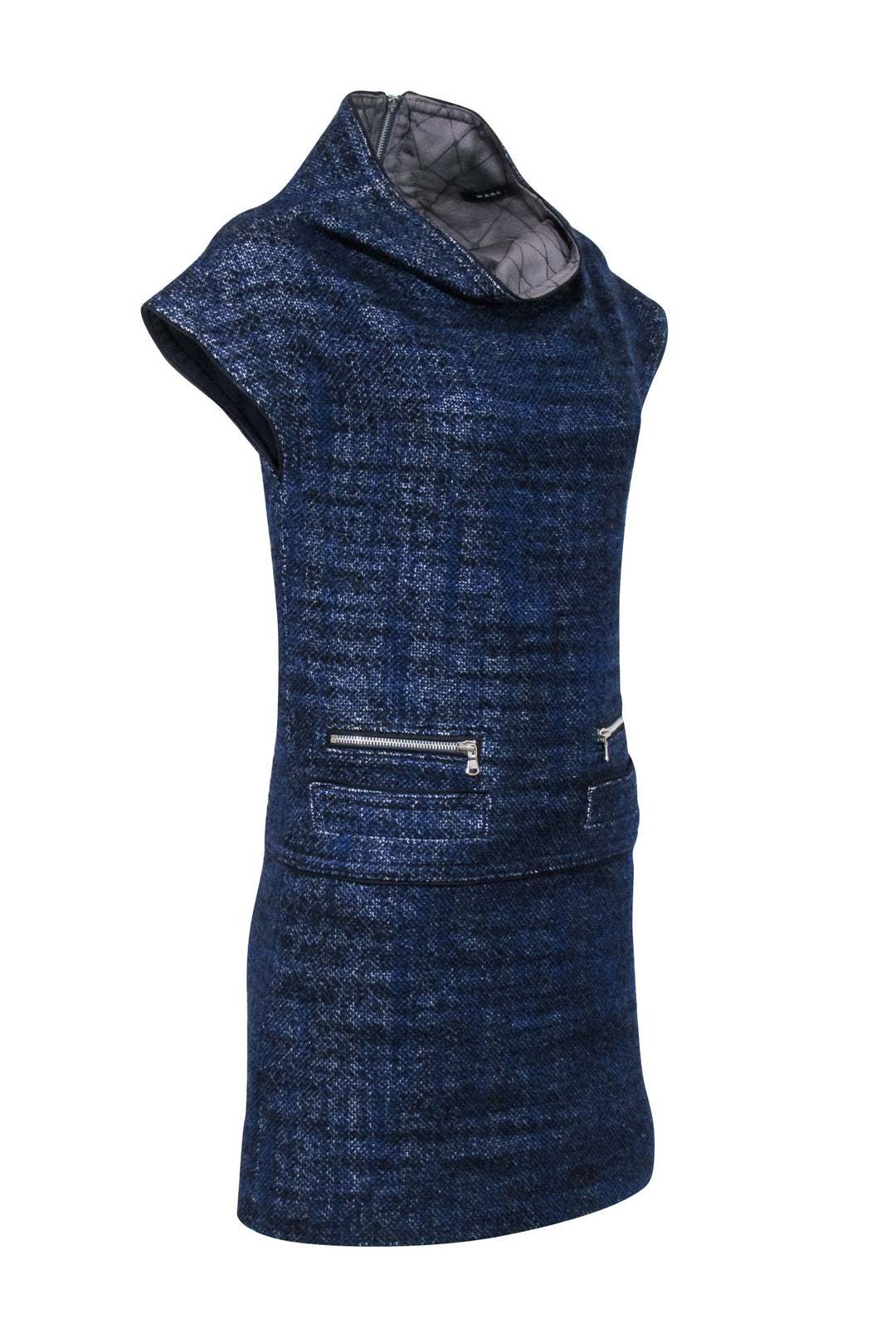 Marc Jacobs Neck hotsell Boucle Zipper Dress