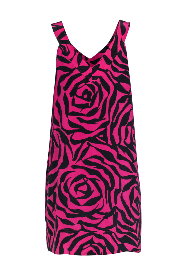 Current Boutique-Marc by Marc Jacobs - Pink & Black Zebra Print Sleeveless Shift Dress Sz M