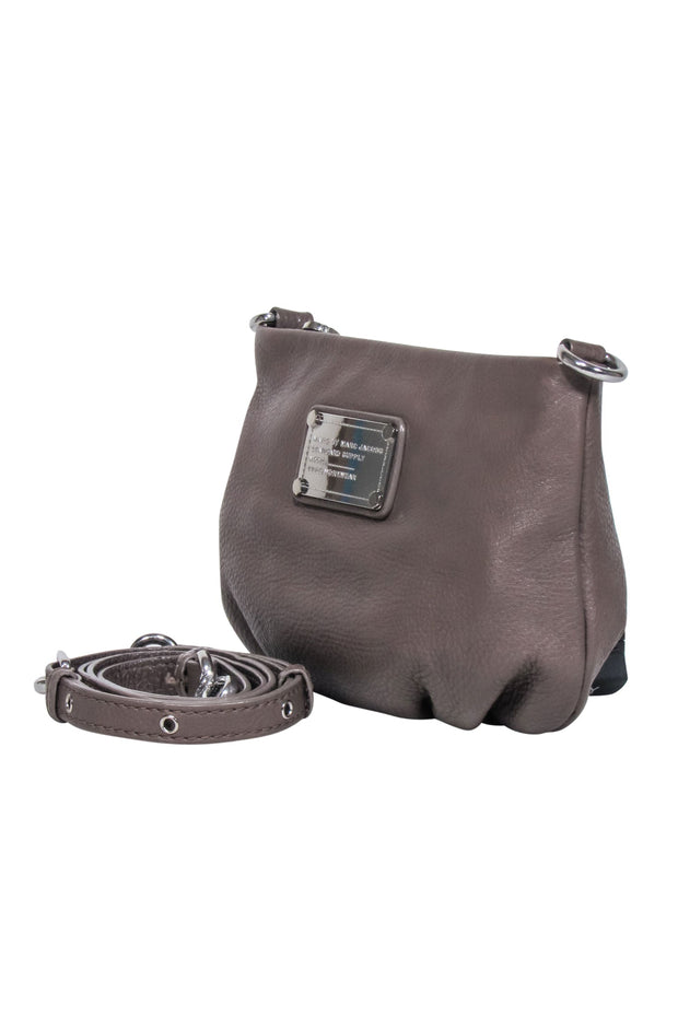 Current Boutique-Marc by Marc Jacobs - Taupe Pebbled Leather Mini Crosssbody Bag