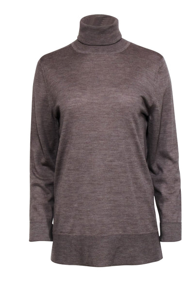Current Boutique-Max Mara - Brown Wool Turtleneck Sweater Sz M