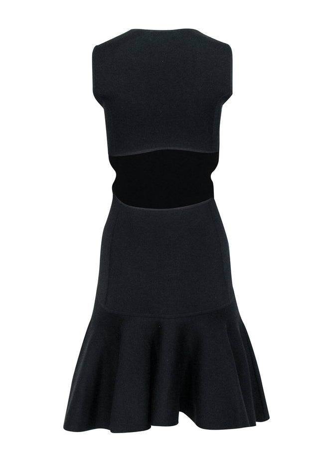 Current Boutique-Michael Kors - Black Knit Sleeveless Open Back Dress Sz S