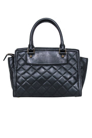 Current Boutique-Michael Kors - Black Quilted Leather Satchel Bag