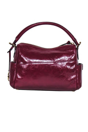 Current Boutique-Michael Kors - Burgundy Leather Top Handle Crossbody Bag