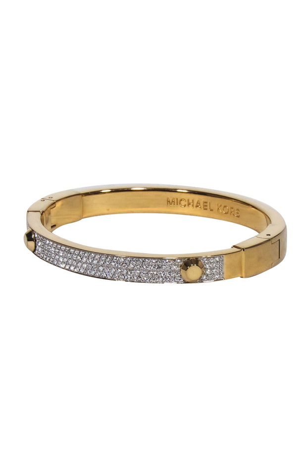 Michael Kors Women's Portia Gold-Tone Mesh Bracelet Watch - Walmart.com