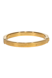 Current Boutique-Michael Kors - Gold Rhinestone Bangle Bracelet