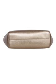 Current Boutique-Michael Kors - Gold Saffiano Leather Chain Strap Shoulder Bag