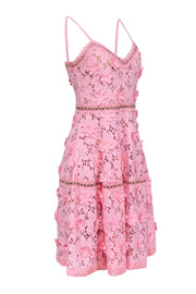 Current Boutique-Michael Kors - Pink Floral Lace Sleeveless Dress Sz 2