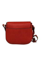 Current Boutique-Michael Kors - Red Saffiano Leather Saddle Bag