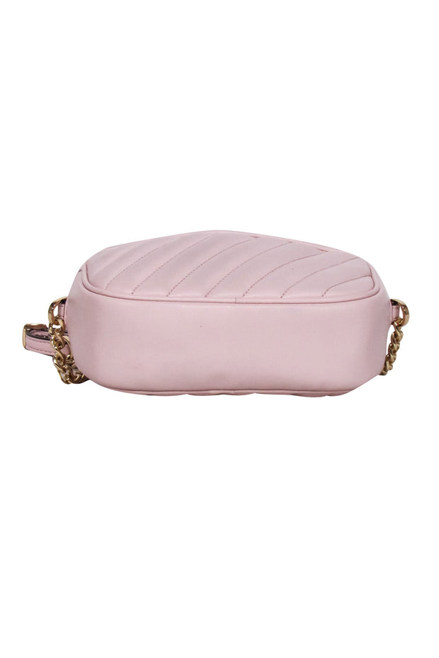 Current Boutique-Michael Kors - "Rose" Pink Small Quilted Crossbody Bag