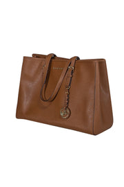 Current Boutique-Michael Kors - Tan Saffiano Leather Large Tote Bag