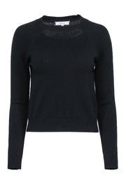 Current Boutique-Milly - Black Wool Sweater w/ Cutout Sz P