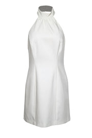 Current Boutique-Milly - Ivory Halter Mini Dress Sz 10